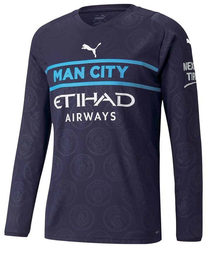 Camisa III Manchester City 2021 2022 Puma oficial manga comprida